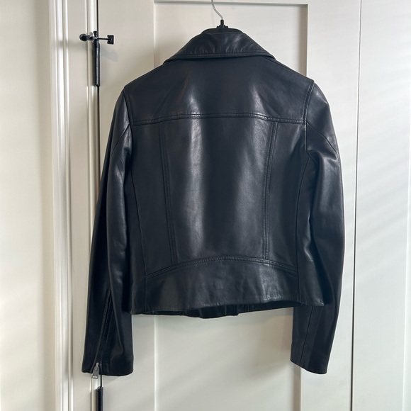ALLSAINTS Dalby Leather Biker Jacket - Picture 3 of 7